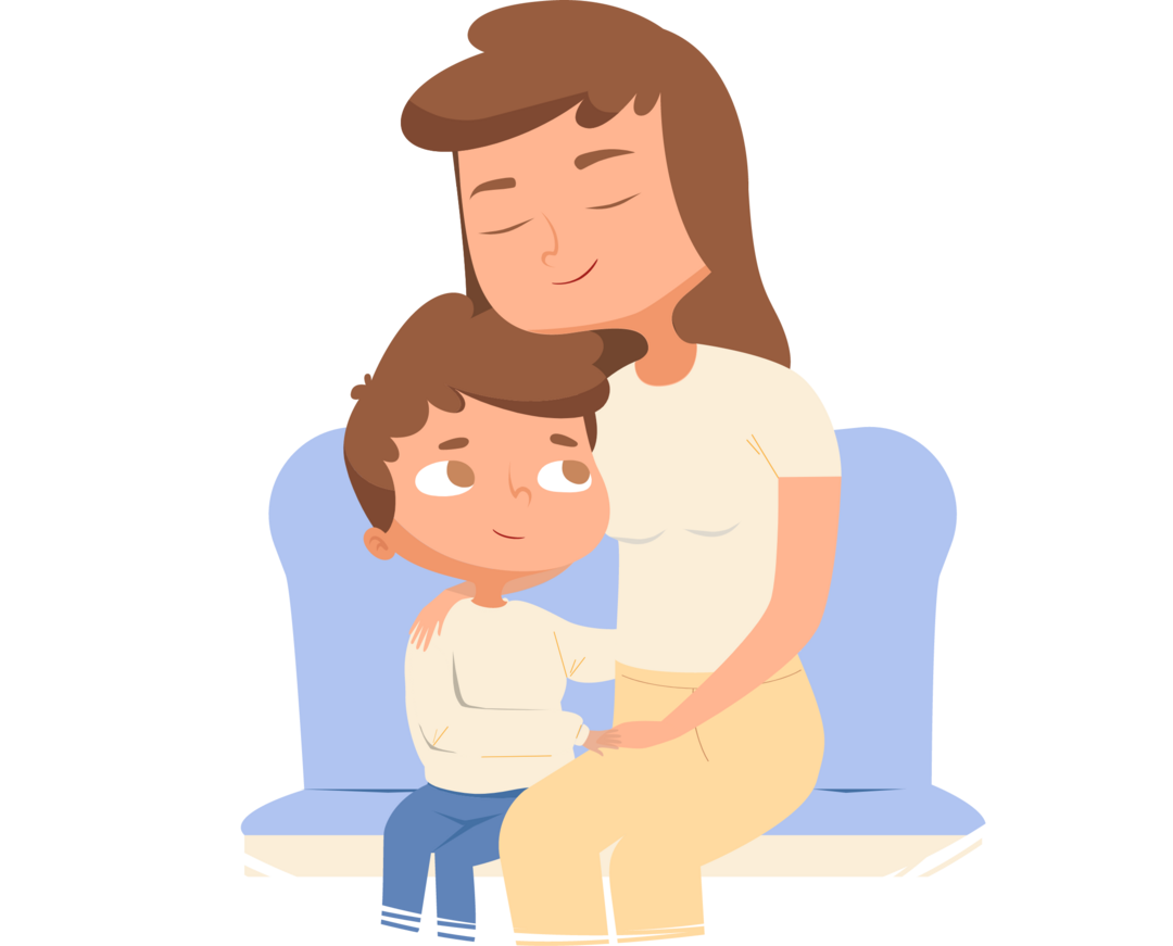Kind mit Mutter